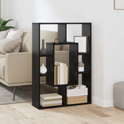Armadio per Libri Rovere Nero 63 x 20 x 90 cm Legno multistrato