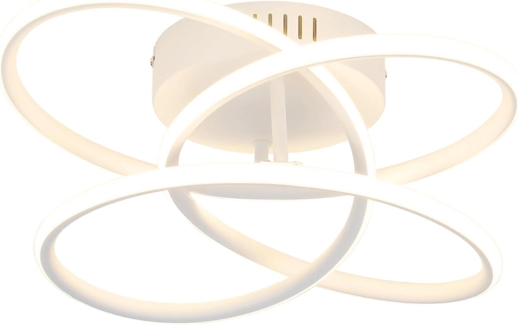 ZMH Lampada da soffitto plafoniera LED metallo 36 cm forma farfalla dimmerabile per soggiorno