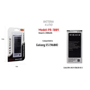 Trade Shop - Batteria A Litio Compatibile Galaxy S5 Cellulare Smartphone 2800mah Maxtech Pa-t009 -
