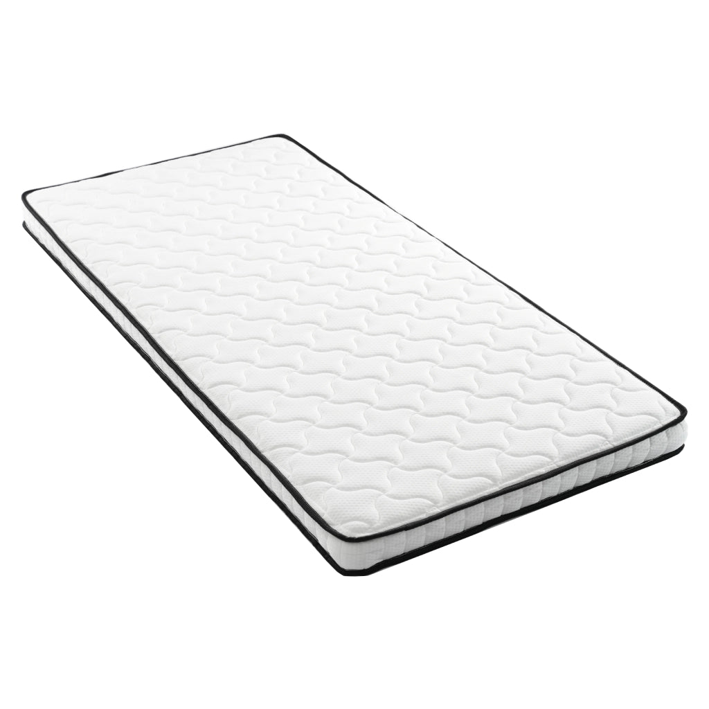OKWISH Materasso a Molle 90×190 cm, Materasso Singolo H3, Design Ergonomico e Sollievo Lombare, senza Materasso, Bianco