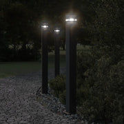 Lampada da Terra per Esterni con Presa Nera 110 cm Alluminio 4006409