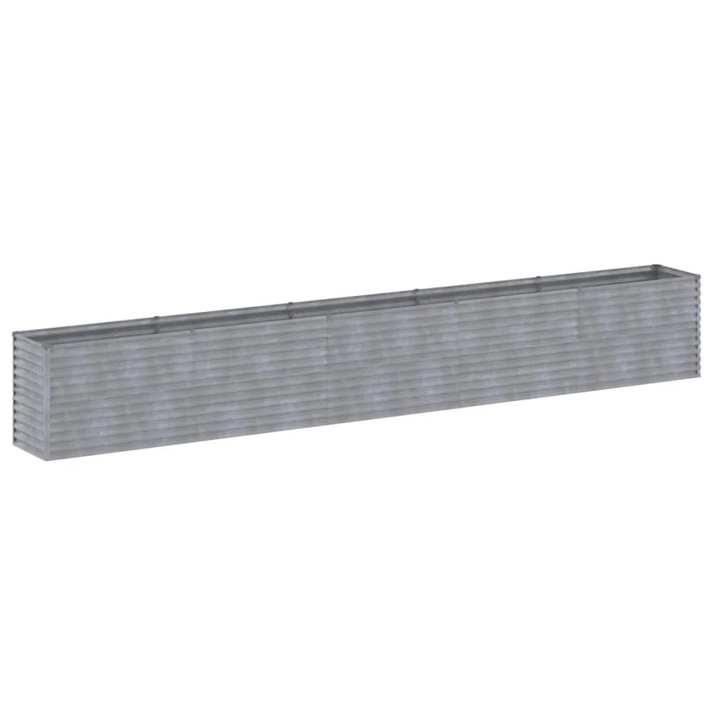 Fioriera rialzata per piante e fiori terrazza giardino 482 x 50 x 69 cm acciaio corten marrone 02_0039456