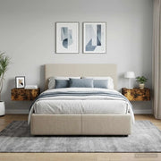 Mobiletto da notte a muro 2 pcs Rovere Fumo 49 x 34,5 x 20 cm 898966