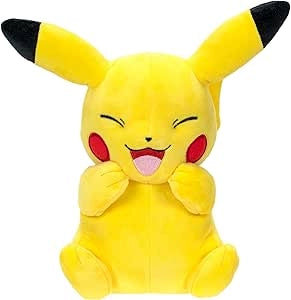 Pokemon Peluche Pikachu, 20 cm,Jazwares,Eta 2+