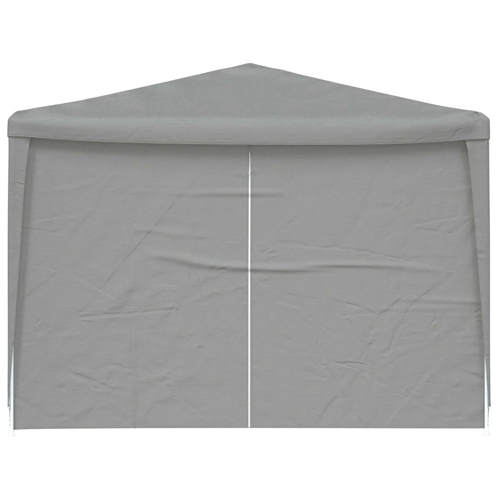 Tenda Party 900 x 300 x 255 cm Grigio Chiaro PE e Acciaio