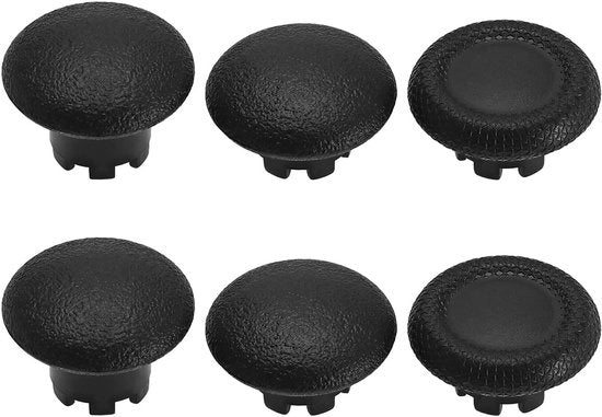Set di Copricapo per Joystick 6-in-1 - Compatibile con Controller Edge PS5 - Copricapo per Joystick Interchangeabili - Presa Antiscivolo - Materiale Resistente in Plastica - 3 Altezze 10mm/12mm/14mm - Joystick per Dito