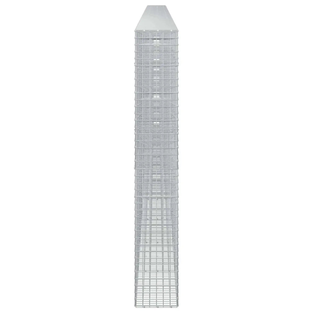Gabione con Filo da 5 mm e Rete da 5x5 cm 1050x30x200 cm 3464223