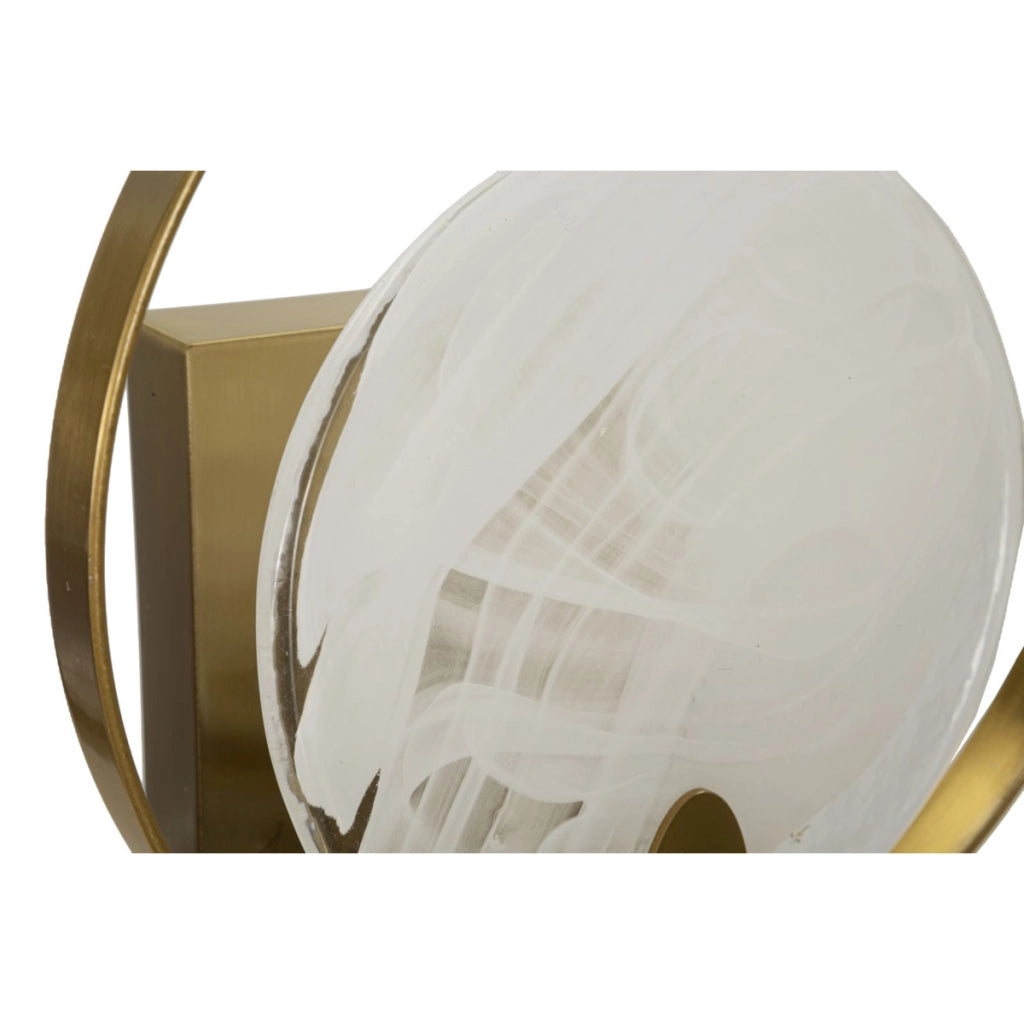 Lampada a Parete VKH73, Oro, Metallo, 20x10x29 cm