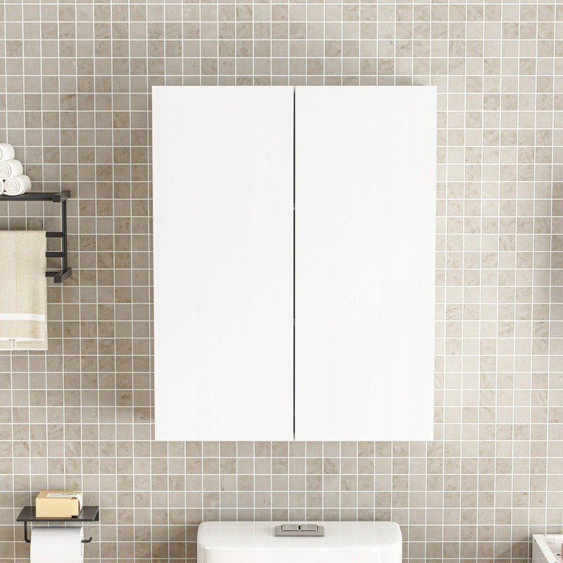 Mobile da Bagno Sospeso 60 cm 2 Ante Moderno e Salvaspazio