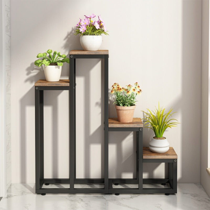 Supporto per Piante Marrone 68x17x67 cm Ideale per Balcone