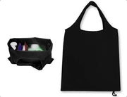 Tas da spesa pieghevole in poliestere duraturo - Peso leggero - Grande tas da portare (69 x 56 cm) - Riciclabile - Capacità fino a 20 kg - Borsa da spesa