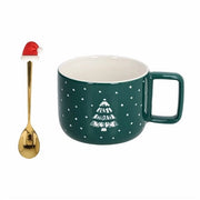 Tazza Tazzone Latte Natale Mug + Cucchiaino con Cappello 420 cc Tognana