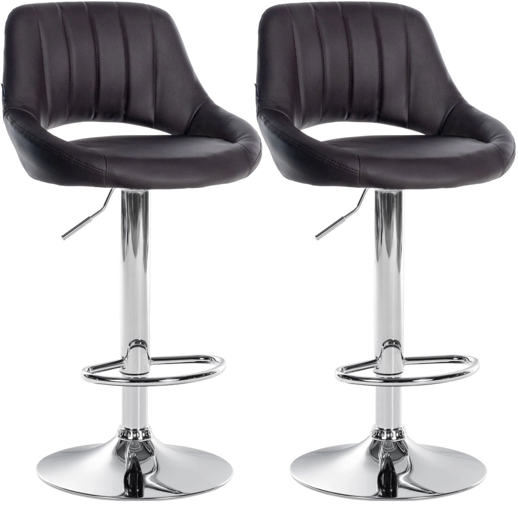 Set di 2 sgabelli da bar Milet ecopelle C 1