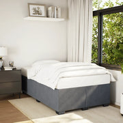 Giroletto senza Materasso Grigio Scuro 120x200 cm Velluto