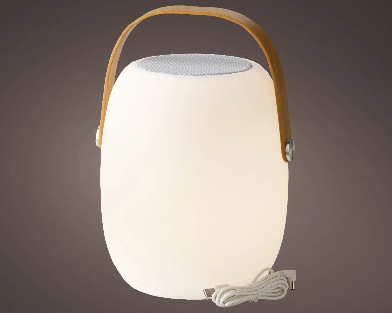 Altoparlante LED da esterno bianco caldo