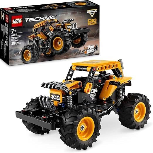 LEGO Technic Pull-Back Monster Jam DIGatron, Monster Truck Giocattolo da Costruire,Eta 7+