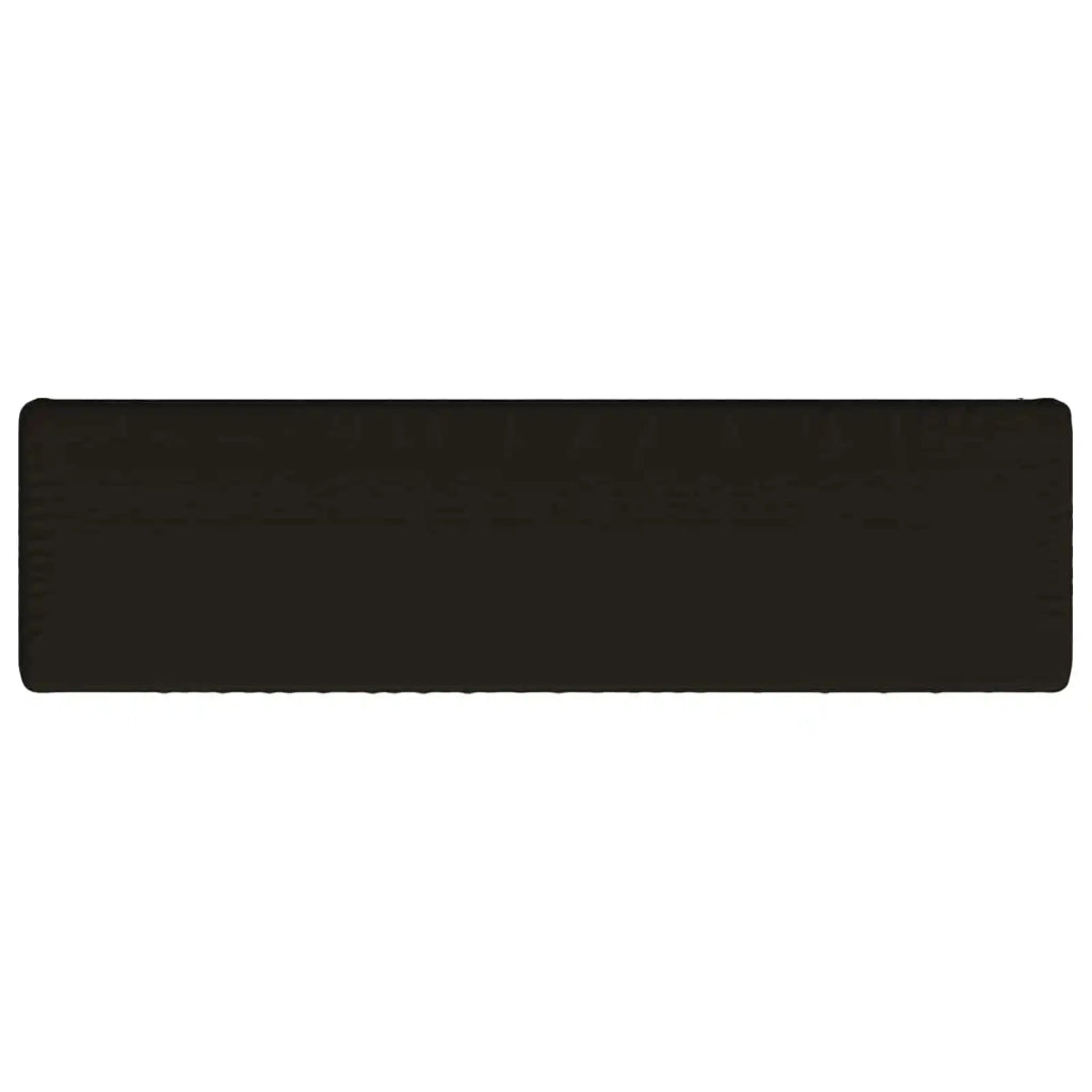 Cuscini per Panchina a 2 Pezzi VUGHT 2 pz 100% Poliestere Nero 952169