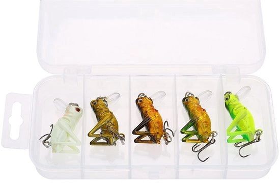 Set per Pescatori - Ragnatela Volante con Haken - Adatta per Trota, Sogliola e Trota - 5 pezzi - Ideale per Pescatori - Incluso O...