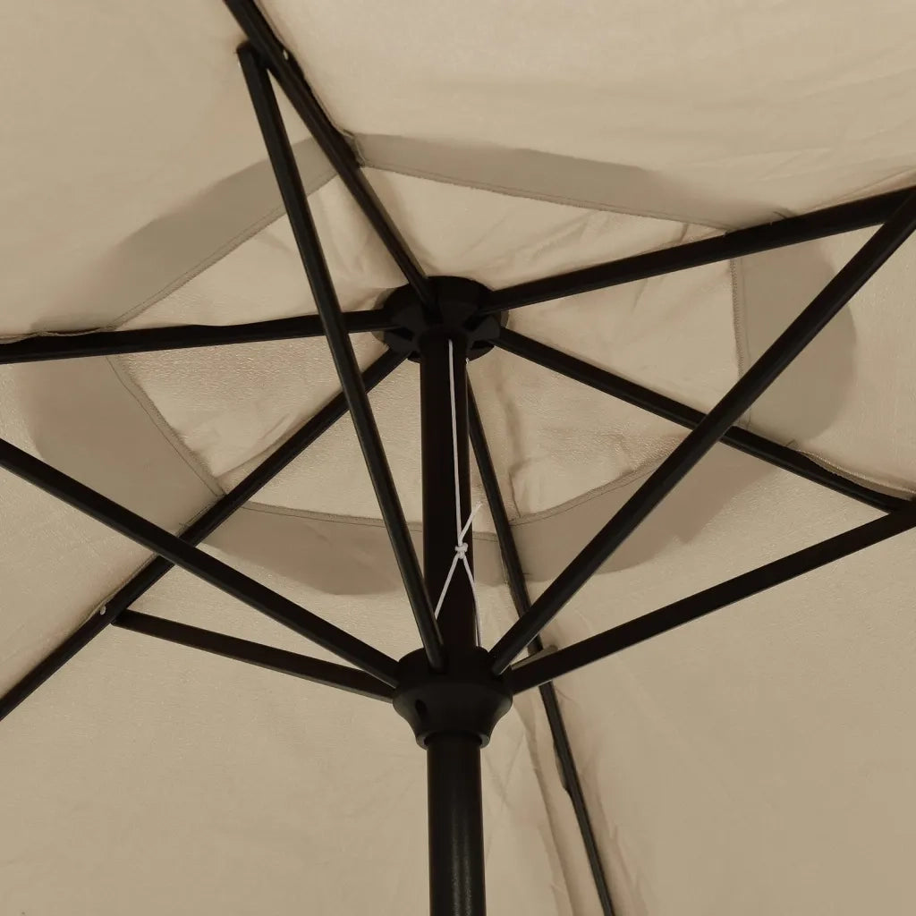 Ombrellone da Esterni-Ombrello da giardino con Palo in Metallo 300 cm Grigio Talpa
