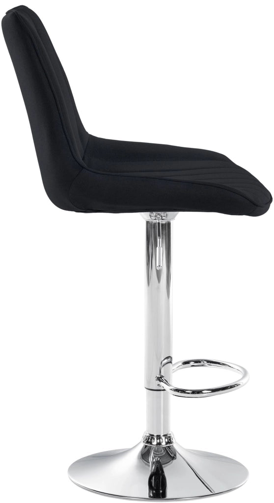 2er Set Barhocker Toni Stoff chrom