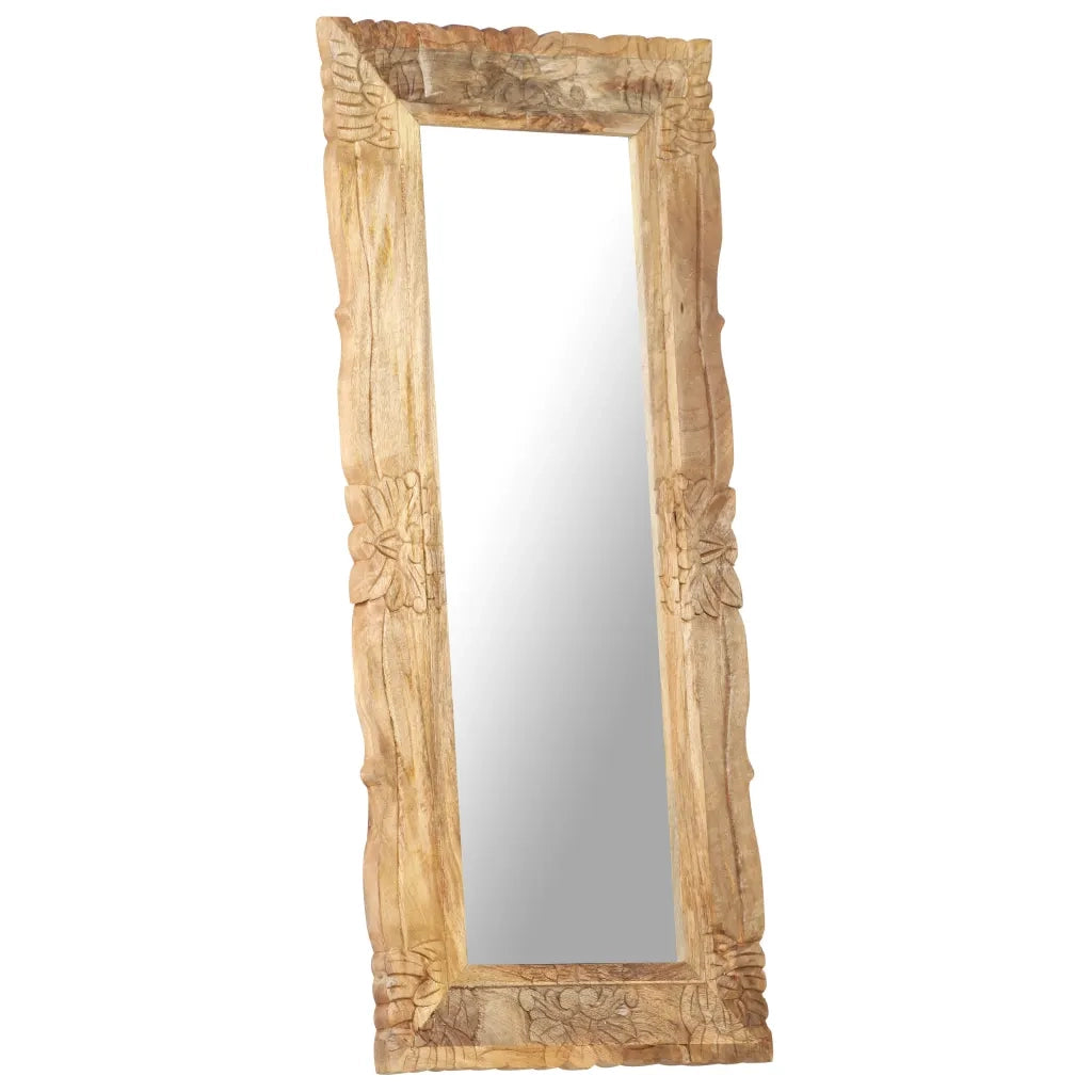 Specchio 110x50 cm in Legno Massello di Mango cod mxl 51300