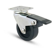 RUOTA MOBILE D 50 MM GOMMA 220BIS PIASTRA C/FRE- 12,0 pz