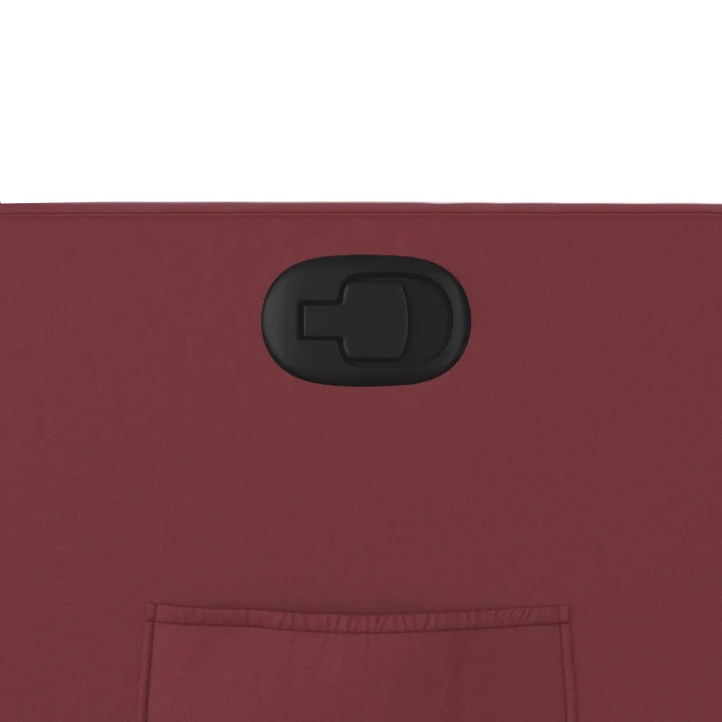 Poltrona Reclinabile Rosso Vino in Similpelle