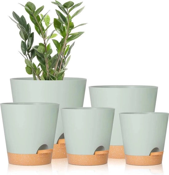Pannelli di coltivazione autoirriganti con drenaggio - 5 misure per piante da appartamento, cactaceae e fiori
