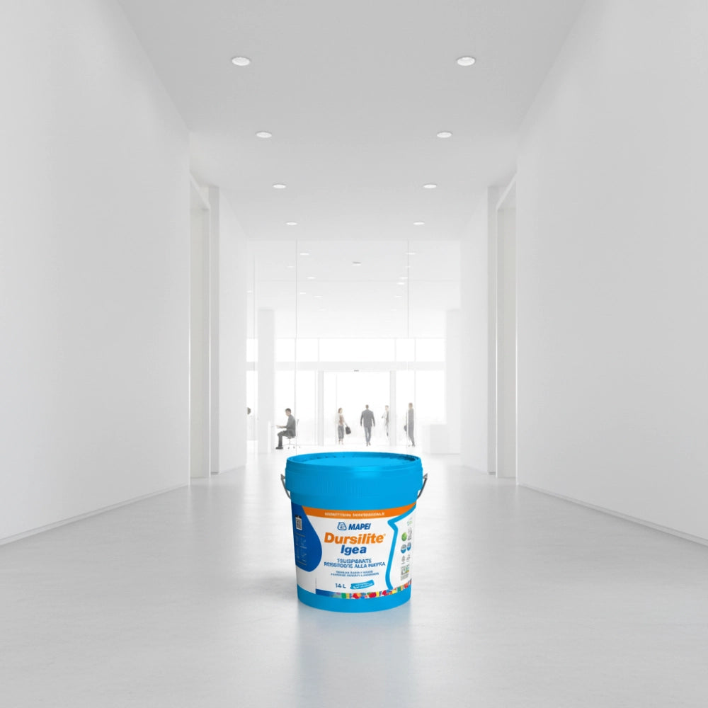 Idropittura traspirante resistente alla muffa dursilite igea *** formato 4 lt, confezione 1