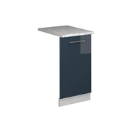 Vicco Pannello frontale della lavastoviglie Blu scuro lucido 45 cm , PL Marmo