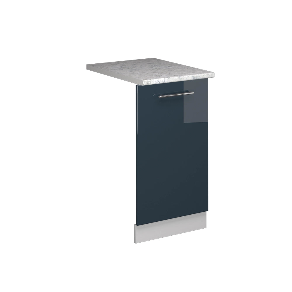 Vicco Pannello frontale della lavastoviglie Blu scuro lucido 45 cm , PL Marmo