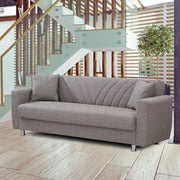 Smart in tessuto Twist 3 cappuccino 3 posti