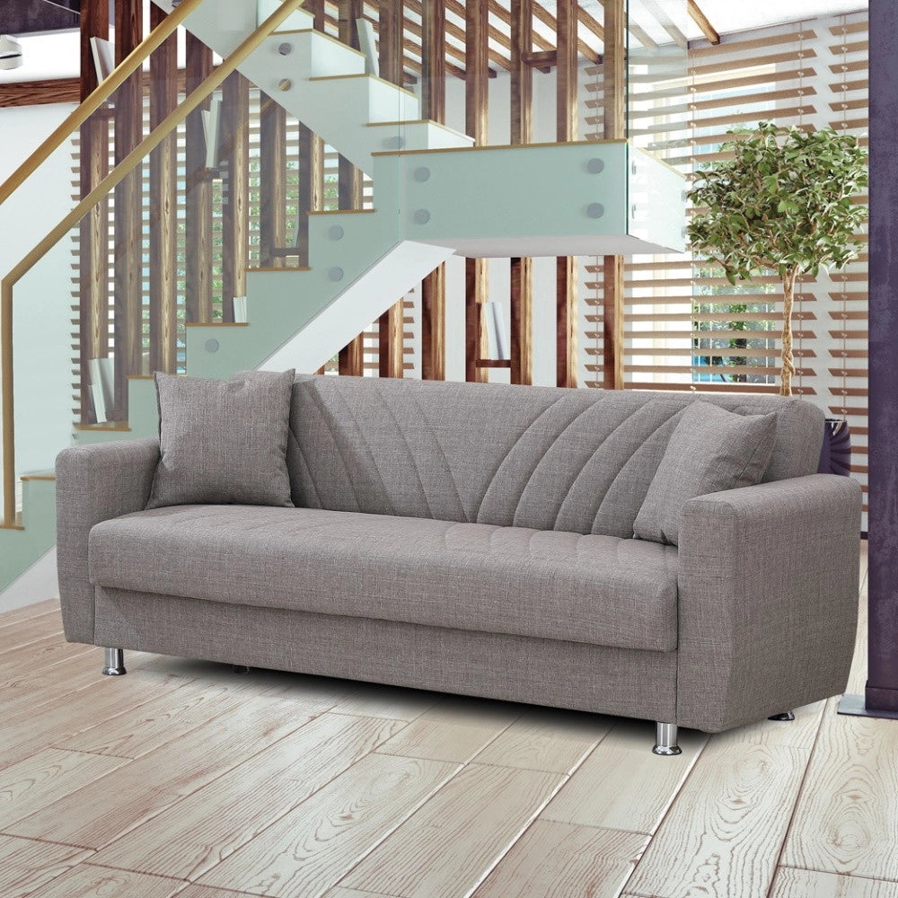 Smart in tessuto Twist 3 cappuccino 3 posti