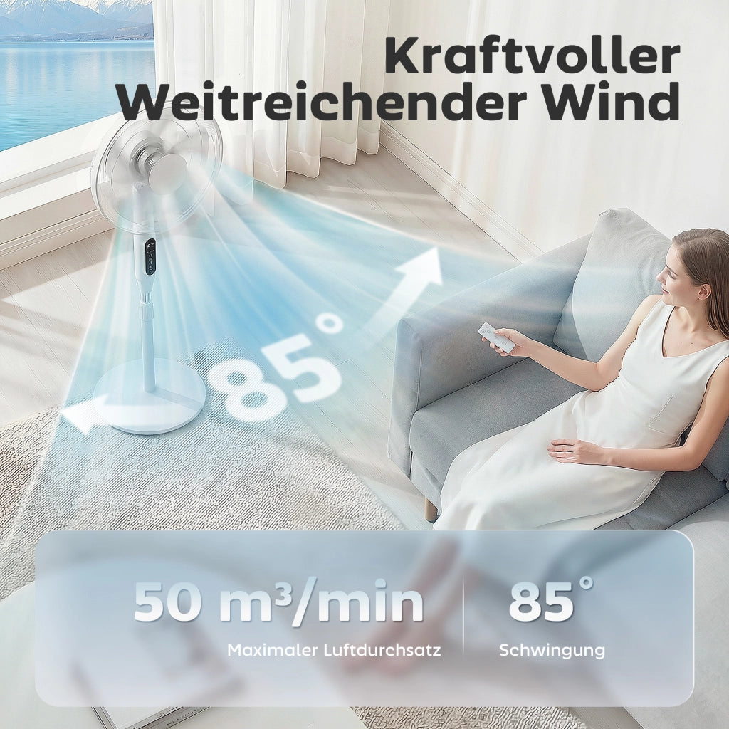 Ventilatore da pavimento ¨C zephmum ¨C bianco