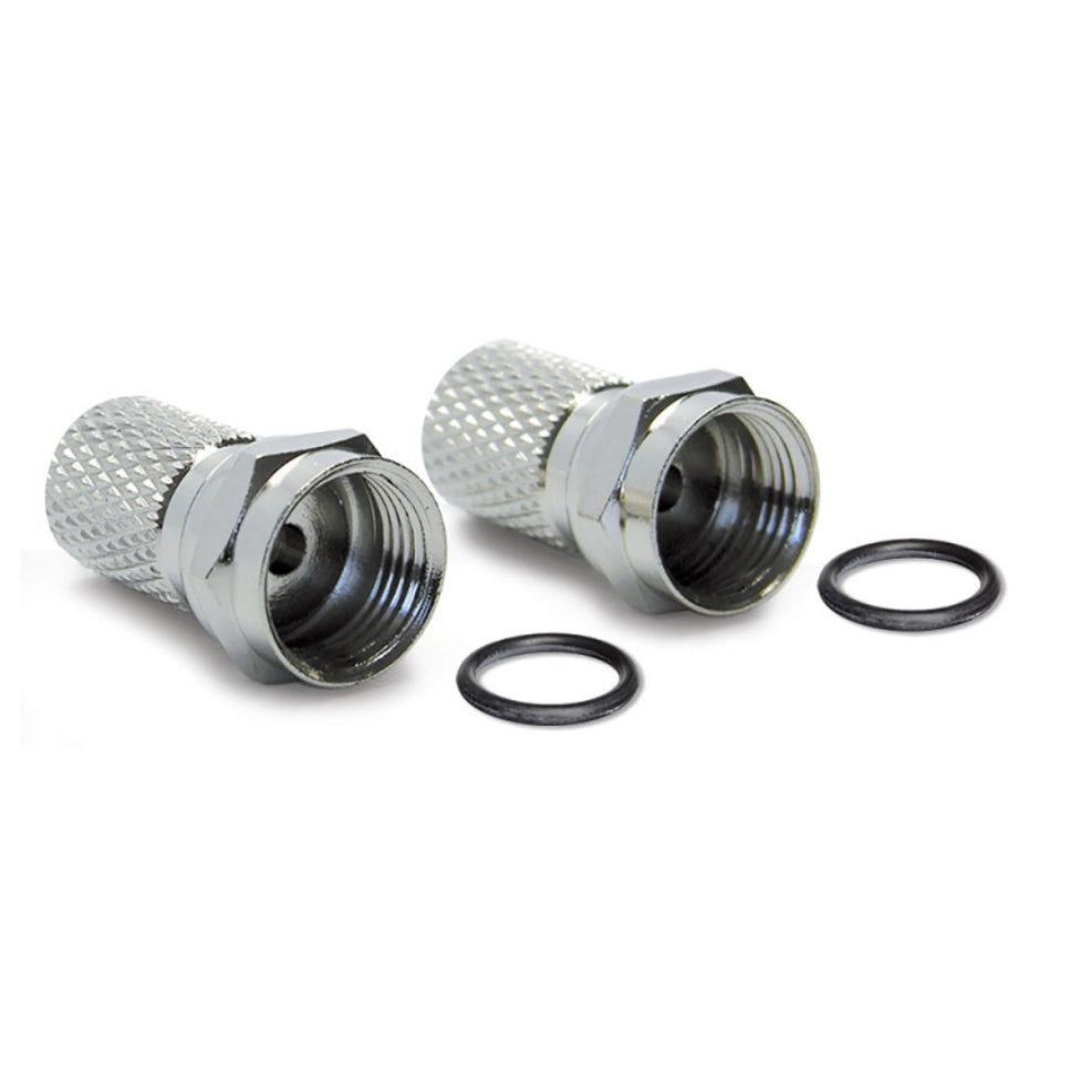 Spina TV a F con o-ring per cavi da 3,6mm