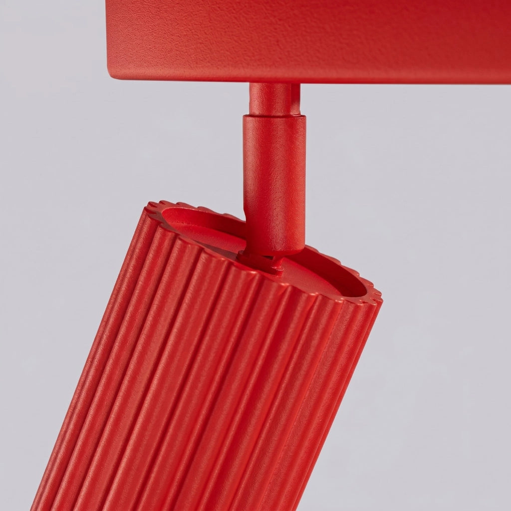 Plafoniera KARBON 3L rosso