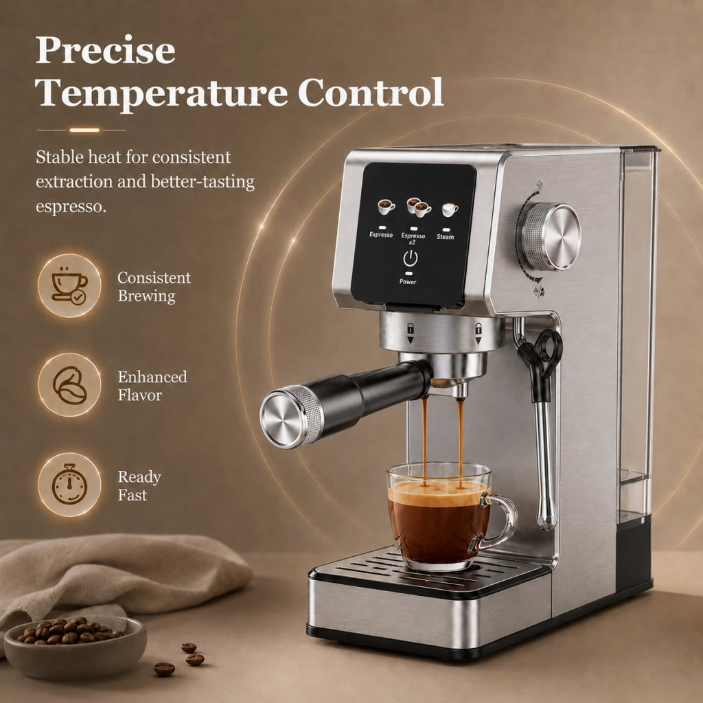 Macchina per caff¨¨ espresso professionale ¨C Minimal ¨C 1350W touch screen 1.2L