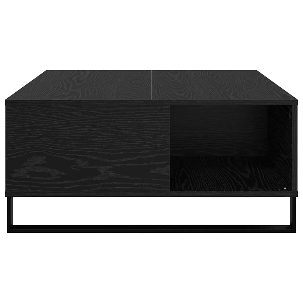 Tavolino da salotto Rovere Nero 80 x 80 x 36,5 cm