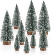 Alberi di Natale Mini - Alberi di Pino Artificiale Verde per Decorazione da Tavolo Display Finestra 10/15/20 cm