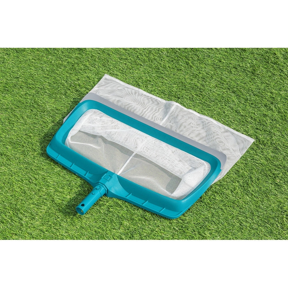 Trade Shop - Retino Skimmer Con Bordo In Gomma Per Pulizia Piscina Per Asta Telescopica ø30mm 58660 -