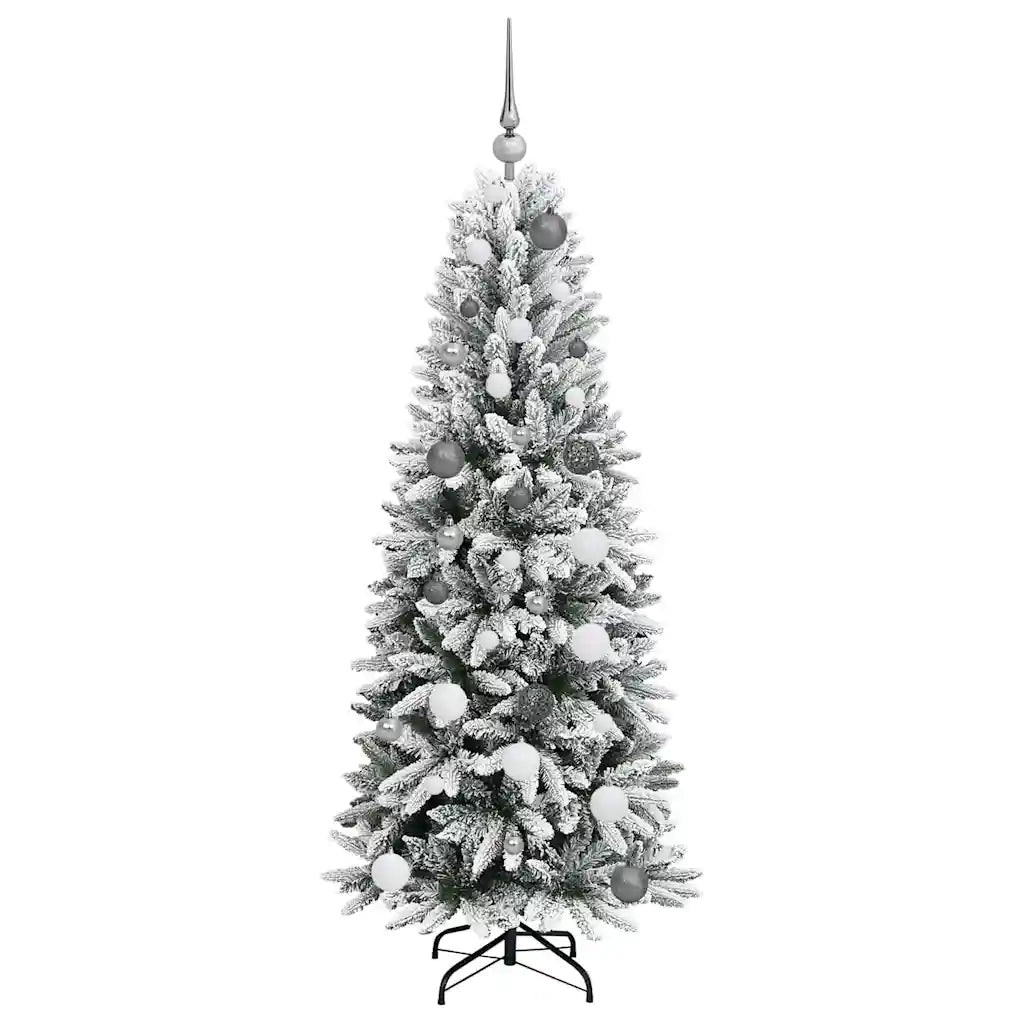 Albero di Natale artificiale con 150 LED Bianco 150 cm 3396032