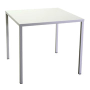 Tavolo metallo Elma bianco quadro cm80x80h72