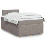 Giroletto a Molle con Materasso Tortora 120x200 cm in Tessuto 3286651