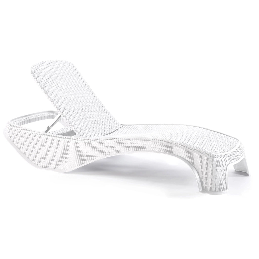 Keter LETTINO RECLINABILE ATLANTIC 197X74XH36CM BIANCO