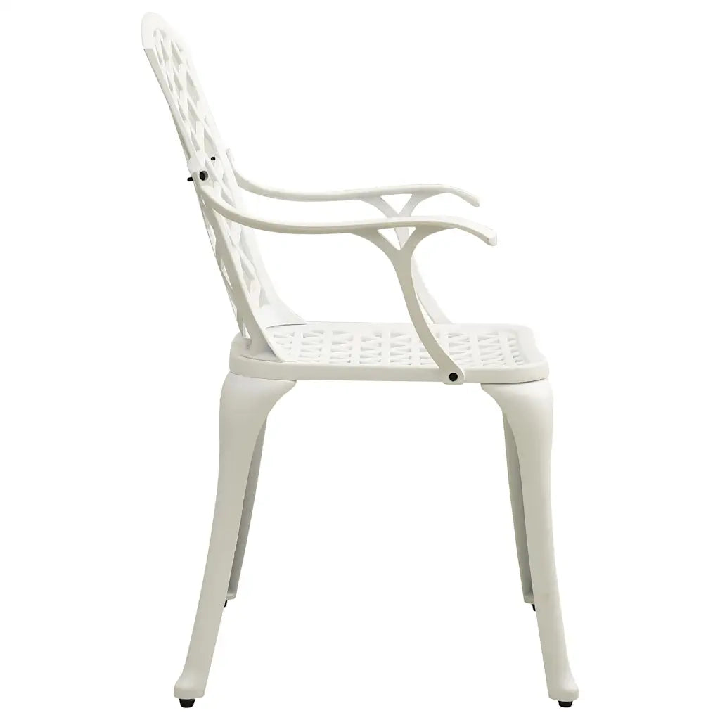 Set da Bistrot 5 pz in Alluminio Pressofuso Bianco 3070615