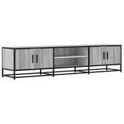 Mobile TV multimediale mensola TV credenza TV sala da pranzo soggiorno camera da letto Sonoma 180 x 35 x 41 cm legno ingegnerizzato grigio 02_0028432