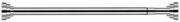 Maniglia per tenda doccia regolabile 61-105 cm - Antiscivolo - Acciaio inossidabile - Senza perforazione - Cavo di acciaio resistente - Barra per tenda doccia