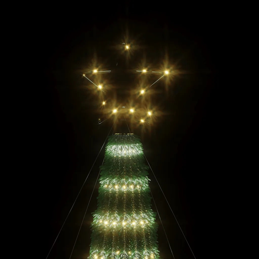 Illuminazione Albero di Natale a Cono 275 LED-Luci decorative natalizie Bianco Caldo 180cm