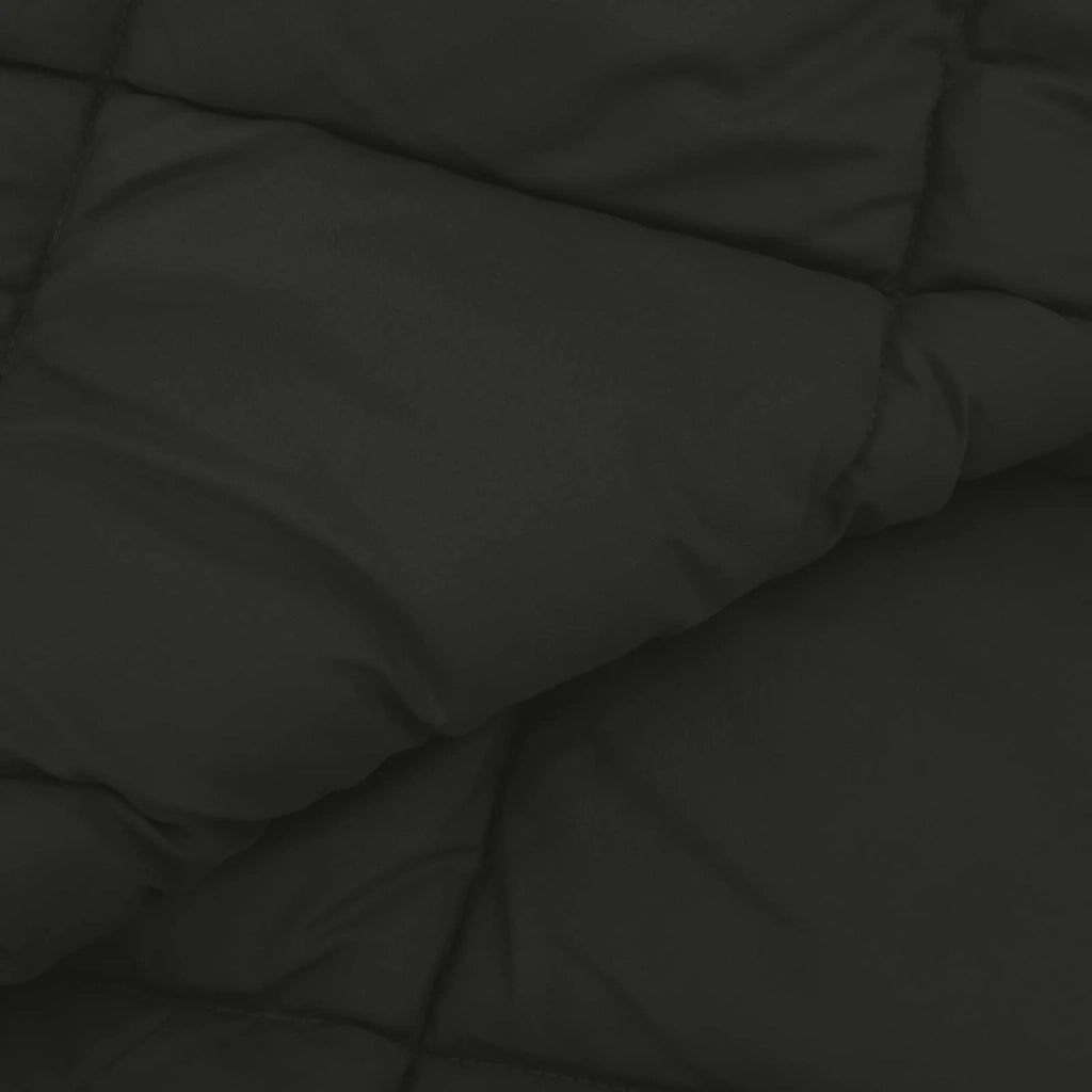 Piumone | Duvet Completo Annuale Nero 200 x 220 cm Microfibra