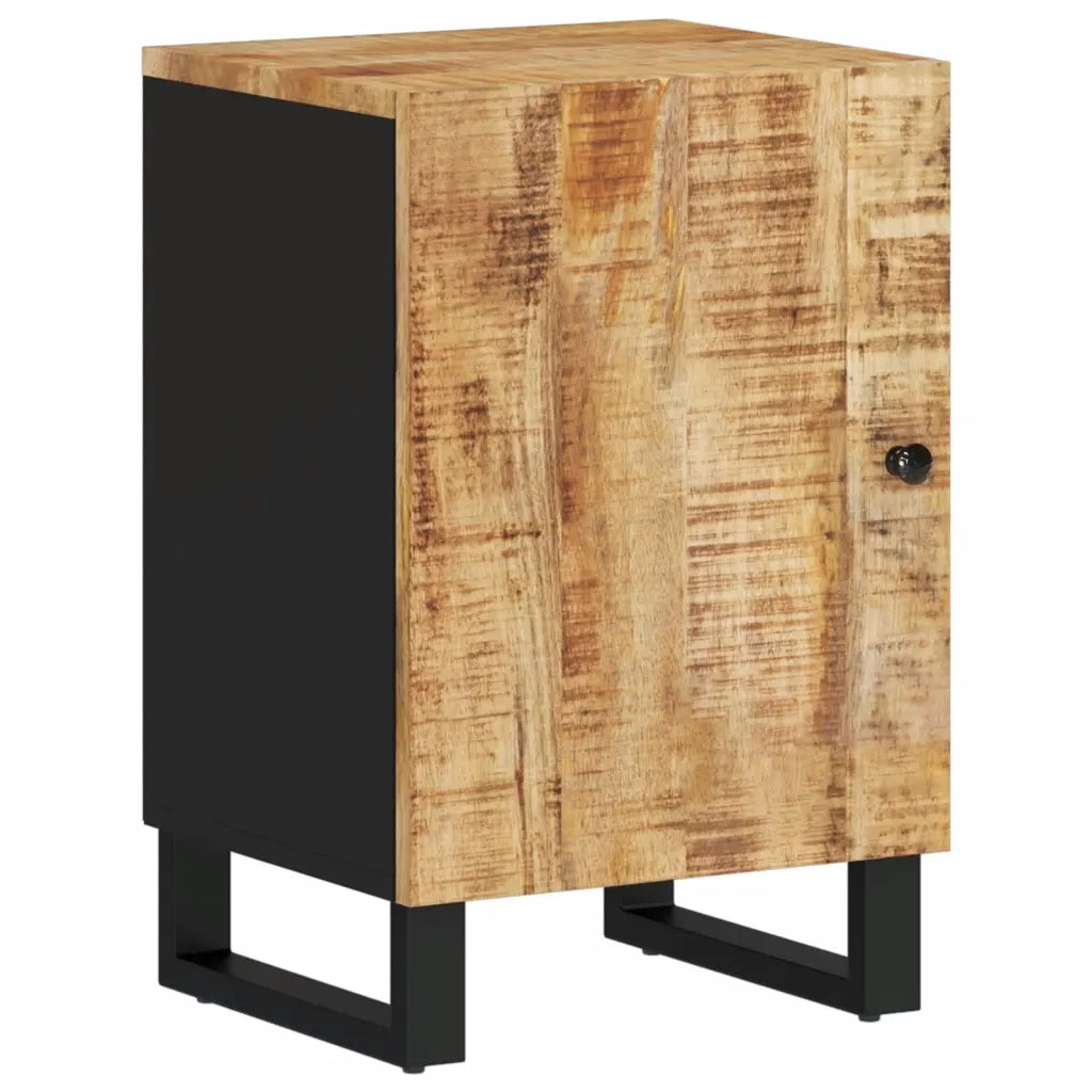 vidaXL Set Mobili da Bagno 4 pz in Legno Massello di Mango